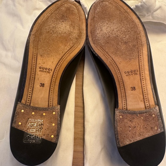 Gucci Women’s Olive Leather Horsebit Loafers - Picture 7 of 7